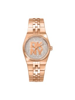 DKNY - DK1L177 Analog Rose Gold Round Dial Womens Watch - DK1L177M0235
