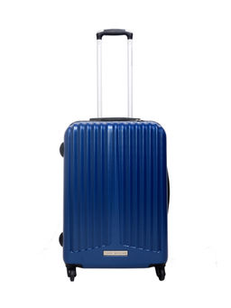 Tommy Hilfiger - Crystal Hard Luggage Trolley Bag Textured Mid Navy