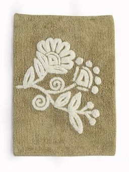 Saral Home - Beige Microfiber Bath Mat 45x120 cm, 45x50 cm (Pack of 2)