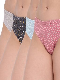Lyra - Lux Lyra 215 Asorted Cotton Panty-Multi-Color