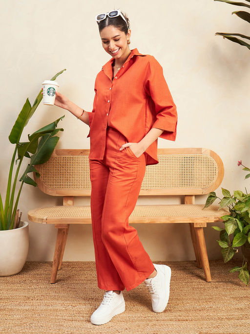 Co Ord Sets Linen Two Piece Set Linen Matching Sets Clothing