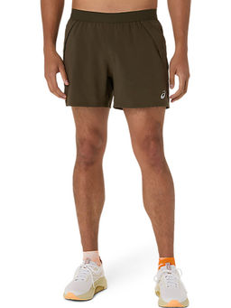 ASICS - Mens Olive Stone/Mantle Road 5In Shorts