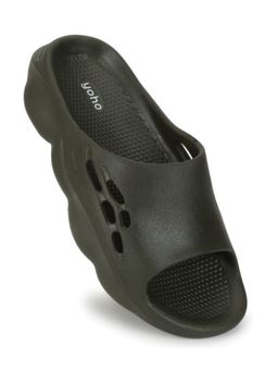 Yoho - Olive Trending Design Anti-Slip Sole Sweat Free Super Flexible Dolphy Eva Sliders