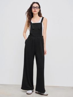 Cider - Solid Wide Leg Knitted Dungaree