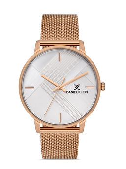 Daniel Klein - Silver Color MESH BAND Watch for Women DK.1.13032-3