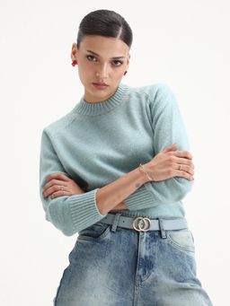 RAREISM - Women Mitsu Blue Sweater