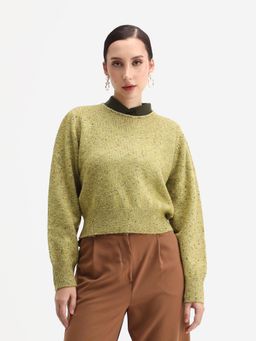 RAREISM - Women Tinoa Olive Sweater