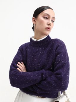 RAREISM - Women Tinzol Purple Sweater