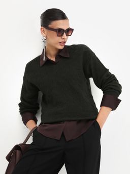 RAREISM - Women Vihi Green Sweater