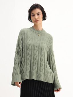 RAREISM - Women Ziv Olive Sweater