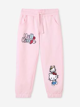 The Souled Store - Official Hello Kitty Pink Kitty Girls Joggers