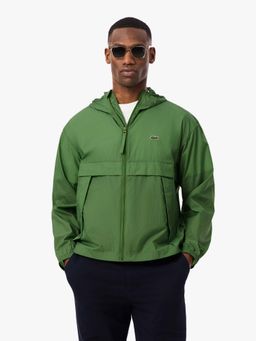 Lacoste - Water-Repellent Lightweight Packable Green Jacket