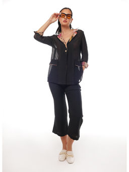 Pallavi Agarwal - Black June Co-Ord (Set of 2)