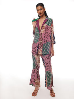 Pallavi Agarwal - Pink Sobo Co-Ord (Set of 2)