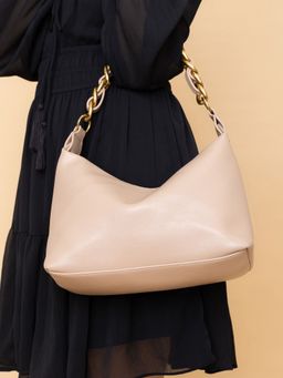 Twenty Dresses by Nykaa Fashion - Beige Uncage Your Style Handbag