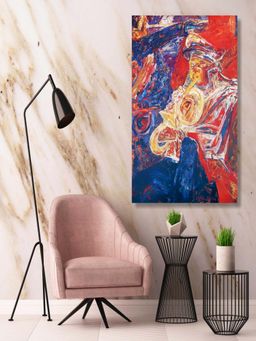 The Art House - The Trumpet Manabstract Framed Painting Abstract Colourful Canvas Painting Print