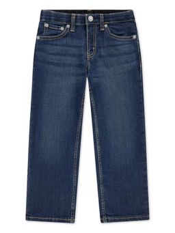 Levi's - Navy Blue Solid Tapered Jeans