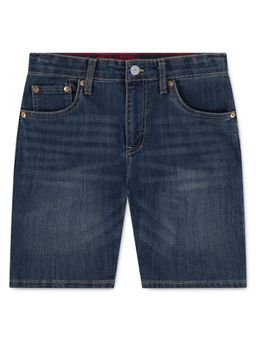 Levi's - Navy Blue Solid Slim Shorts