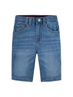 Levi's - Blue Solid Slim Shorts