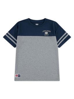 Levi's - Navy Blue Colorblock Relaxed T-shirt