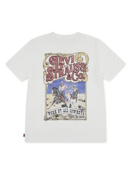 Levi's - White Printed Slim T-shirt