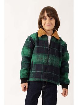 One Friday - Green Checks Regular Jacket