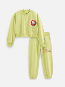 Napchief - Yellow Character Relaxed Sweatshirt and Joggers