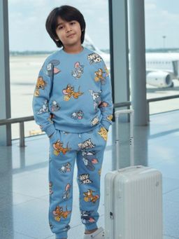 Napchief - Blue Character Relaxed Sweatshirt and Joggers
