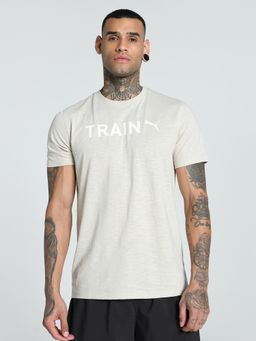 Puma - Men'S Training Off White T-Shirt