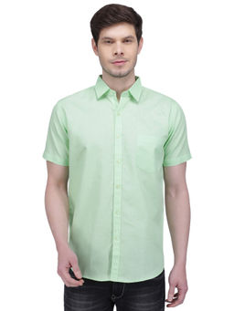 Southbay - Mens Linen Cotton Half Sleeve Formal Shirt