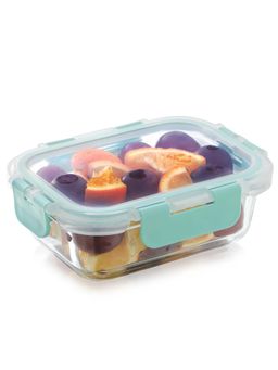 MAGNUS - Glock Borosilicate Glass Food Rectangle Container Microwave Safe (370ml)