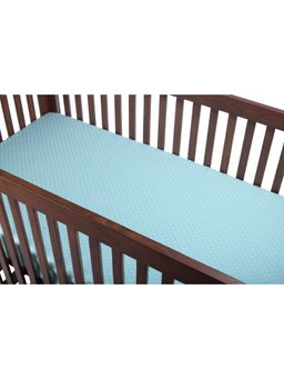 Abracadabra - Fitted Crib Sheet - Sea Green Polka Dot (6-12 Months)