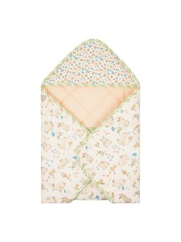 Abracadabra - Hooded Wrapper - Bunny Garden (0-6 Months)