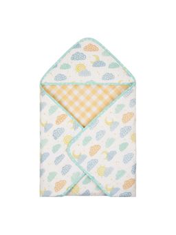 Abracadabra - Hooded Wrapper - Lost In Clouds (0-6 Months)