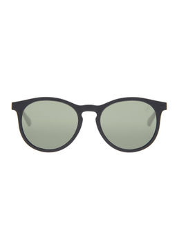 Chilli Beans - Unisex Green Lens Round Sunglasses with 100% Uv Protection (Size 51)