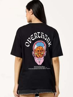MISCHIEF MONKEY - Black Oversize T-Shirt