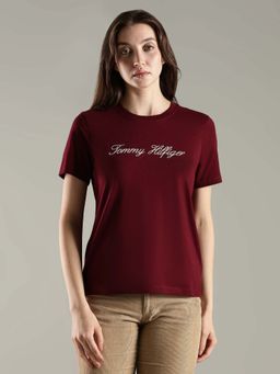 Tommy Hilfiger - Solid Regular Fit Cotton T-Shirt