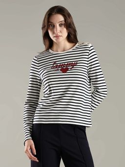 Tommy Hilfiger - Striped Regular Fit Cotton T-Shirt