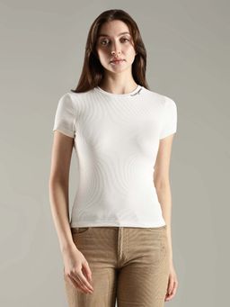 Tommy Hilfiger - Embroidered Logo Slim Fit Cotton T-Shirt