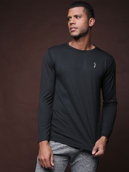 Campus Sutra - Men Solid Stylish Activewear & Sports T-shirts