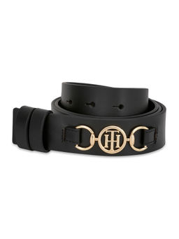 Tommy Hilfiger - Kushina Women Non Reversible Leather Belt - Black