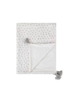 Abracadabra - Reversible White Cloud Soft Luxe Blanket - Stars