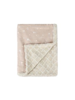 Abracadabra - Reversible Beige Shooting Star Luxe Blanket