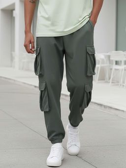 Bewakoof - Air 1.0 Men's Grey Super Loose Fit Cargo Joggers