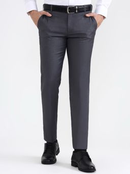 JadeBlue - Youth Men Dark Grey Formal Trousers