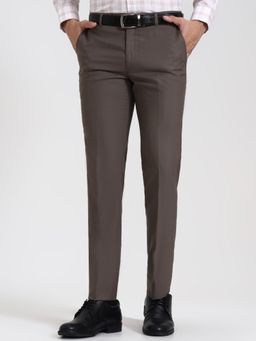 JadeBlue - Super Luxe Brown Formal Trousers