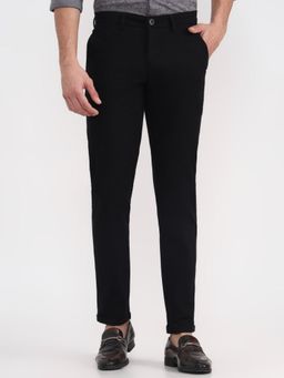 Greenfibre - Men Black Casual Trousers
