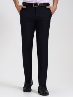 JadeBlue - Super Luxe Men Formal Blue Trousers