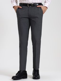 JadeBlue - Youth Men Dark Grey Formal Trousers