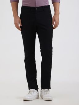 Greenfibre - Men Black Casual Trousers